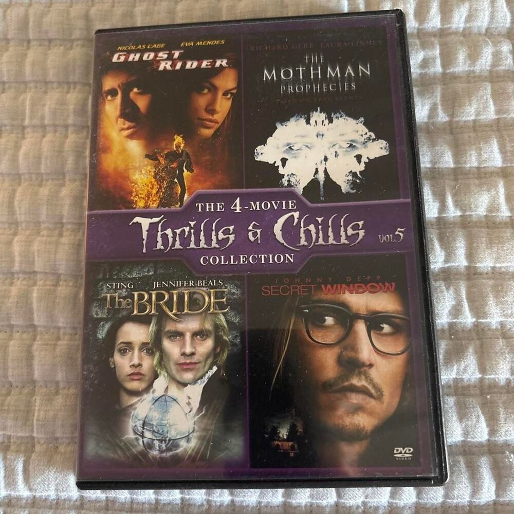 Ghost Rider, The Mothman Prophecies, The Bride, and Secret Window DVD COLLECTION